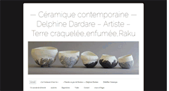 Desktop Screenshot of delphinedardare.fr