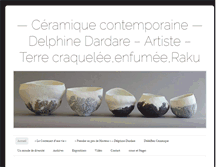 Tablet Screenshot of delphinedardare.fr